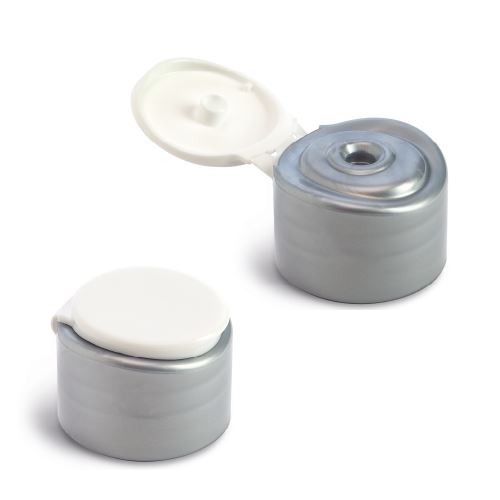 Bicolor cylindrical flip-top cap 28/410 (#855)
